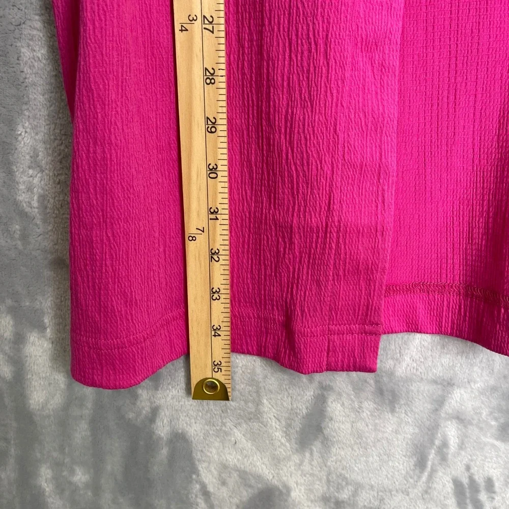 Belle Packabelle Tie Front Cover‎ Up Womens M Pink Vacation Resort Beach